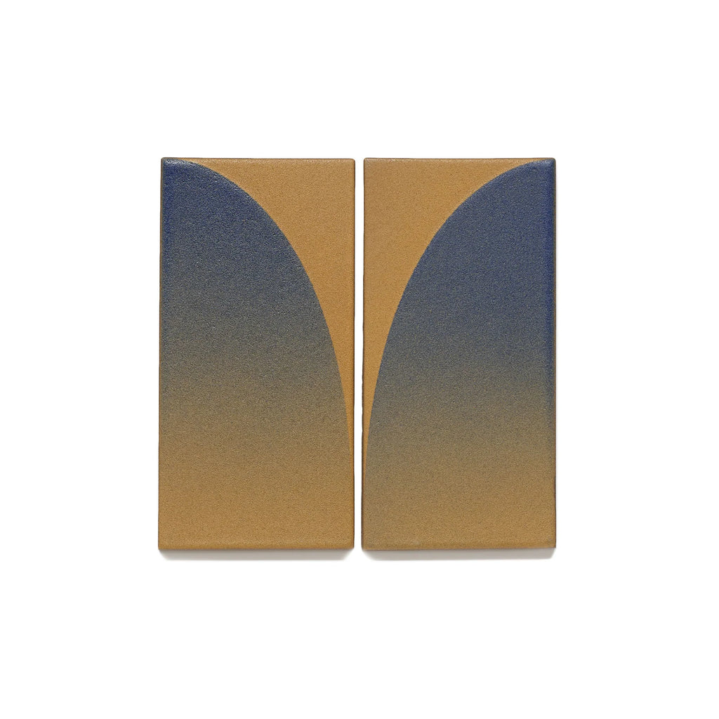 Douglas Fir Tea Altar with Heath Ceramics Tile in Arc 'Bauhaus'